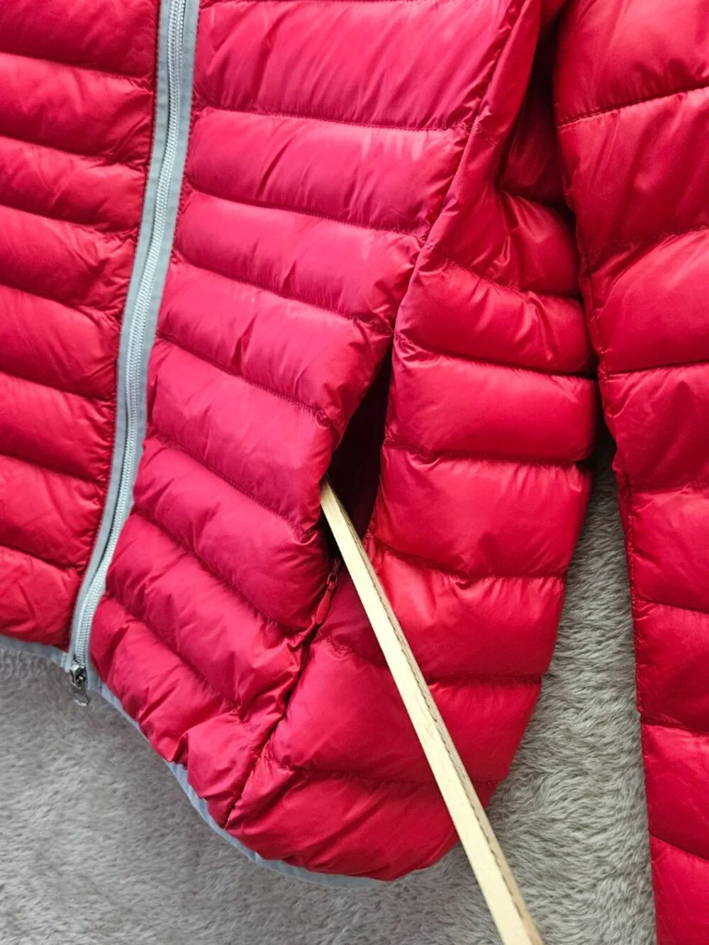 Eleven Elfs Puffer Jacket Coat Lightweight Hooded Full Zip Waterproof Windproof - Picture 8 of 13